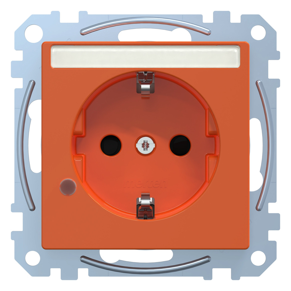 Steckdose 1f or glz System M UP m.BS IP20 Mit erhöhtem Berührungsschutz