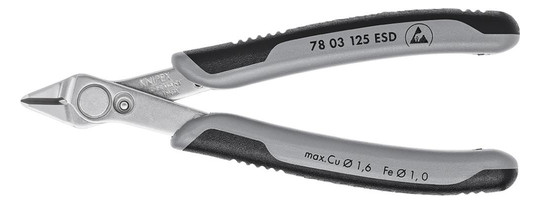 KNIPEX-ESD-Elektronik-Seitenschneider Super-Knips 7803 -...