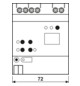Schnittstelle DALI KNX REG 110-240V LED 4TE m.LED-Anz IP20