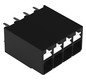 Printklemme 4f 1re sw RM=3,5 0,14-1,5qmm Federzug/THR 0,25-1,5qmm