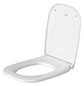 Duravit WC-Sitz D-Code mit Absenkautomatik, Scharniere Kunststoff, weiß