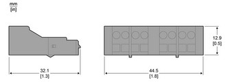 Hilfsschalterblock 1S 1Ö Frontbef Schraub