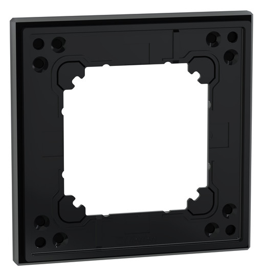 Rahmen 1f ony-sw glz M-PLAN Glas f.GEB-K onyxschwarz Unterputzmontage