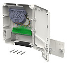LWL-Patchpanel APC 18f SC Wandmont OS2 APC-Ausführung m.Pigtails max:18f