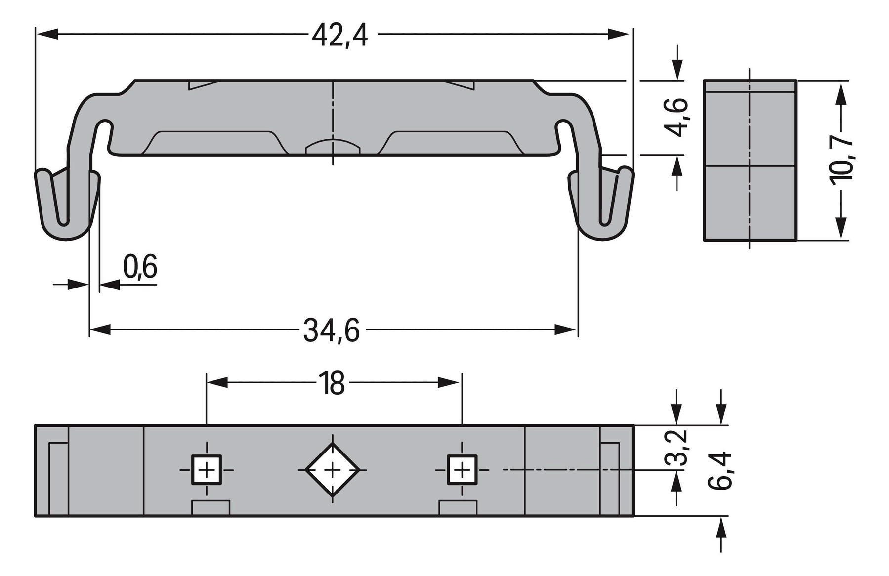 Montagefuß Serie 209