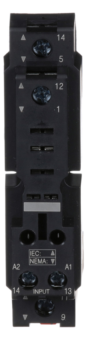 Relaissockel Schraub TS35 3Pins Ergänz.mögl Hutschiene TH35 21x80x31mm