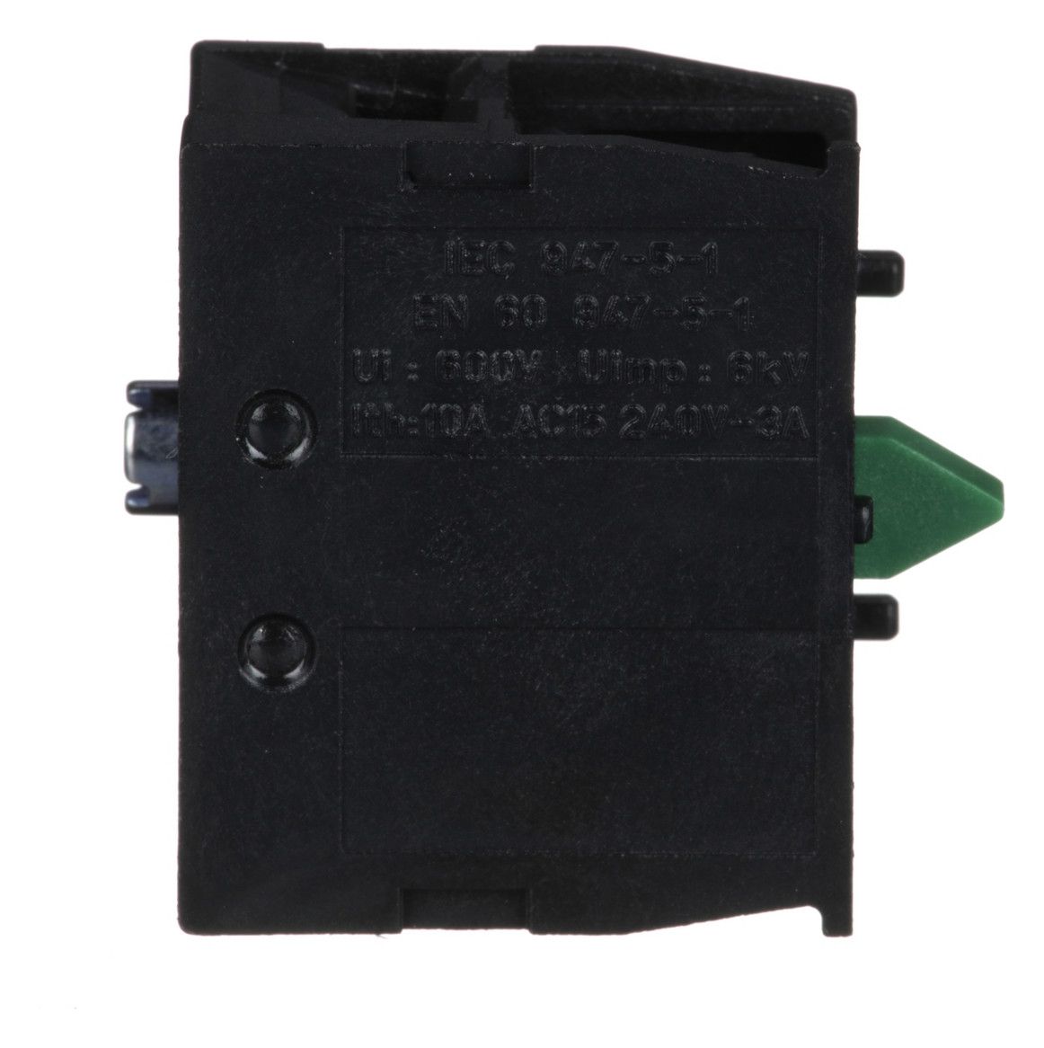 Hilfsschalterblock 1S Frontbef 3A/AC Schraub