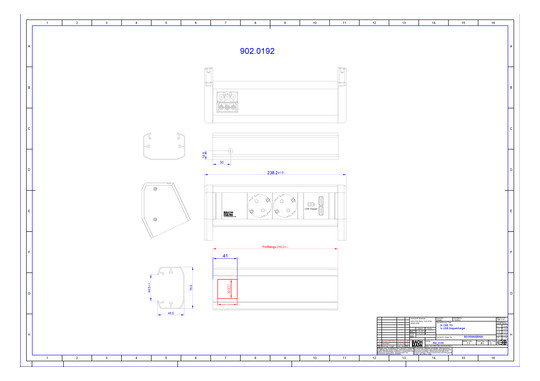 Bachmann Steckdosenleiste DESK  902.0192 