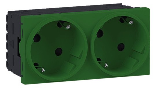 Hager Steckdose 2-fach SCHUKO GS20226024 