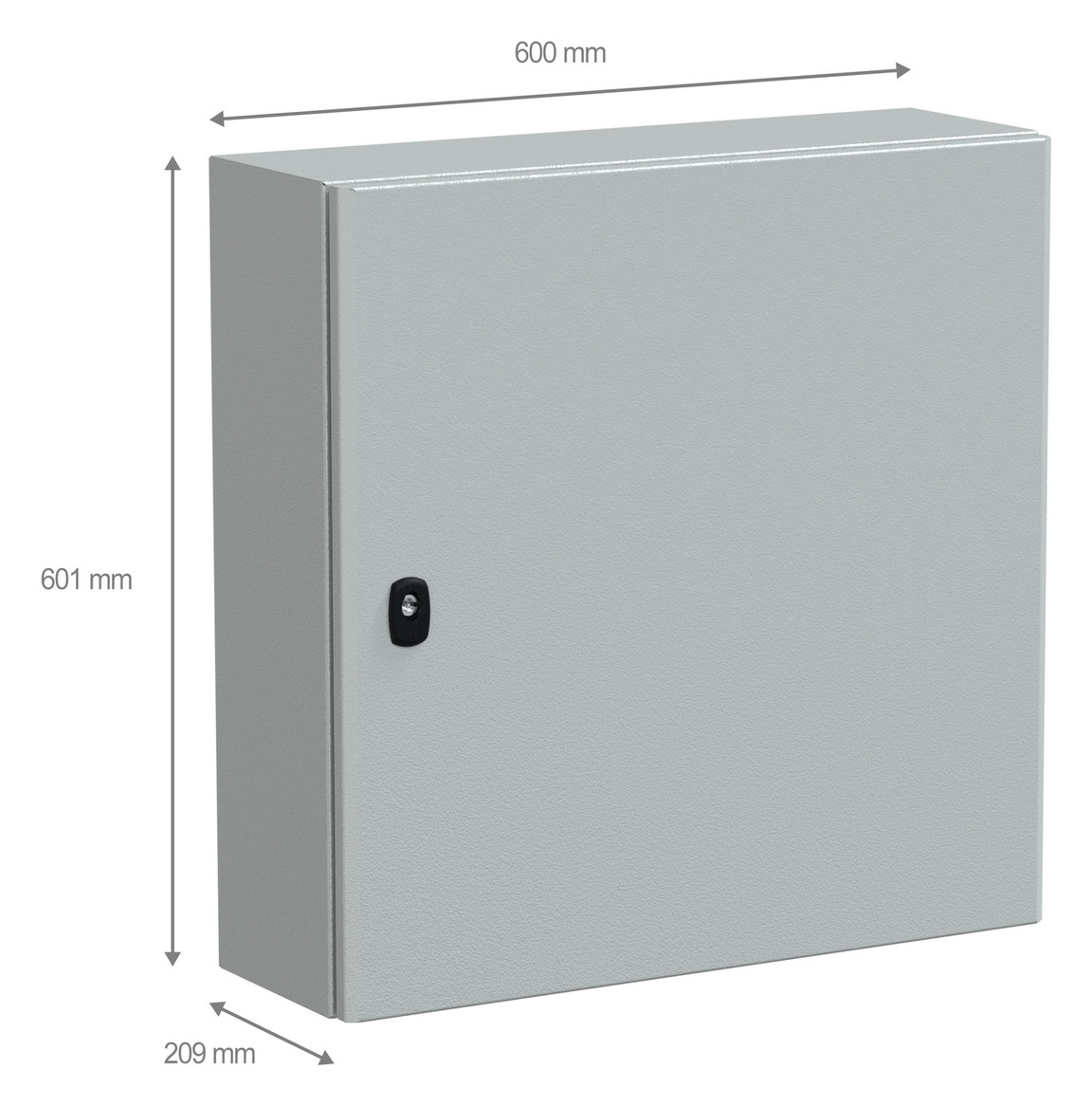 Wandschrank ST IP55 B600xH600xT200mm m.MPL pulverbesch