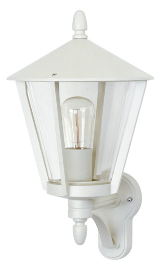 Wandanbauleuchte 57W HV ws IP44 E27 Ø260x450mm