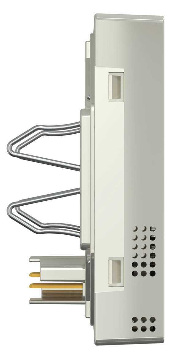 Raumtemperaturregler UP Zigbee alu mt Bedienelement Mit Vor-Ort Bedienung