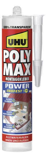 UHU-Montagekleber POLY MAX express, glaskar Nr.47855 - 300g