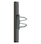 Zentralplatte Blindabd System Design mokka Schraubbef