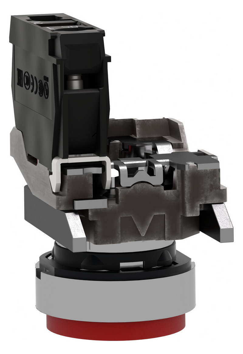 Drucktaster 1f rt rnd Ø22,5mm 1Ö IP66 hoch Tastend