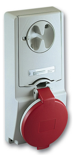 CEE-Schaltersteckdose 4p Acti9 16A IP44 400V/rt 6h Kst mech.Verrieg