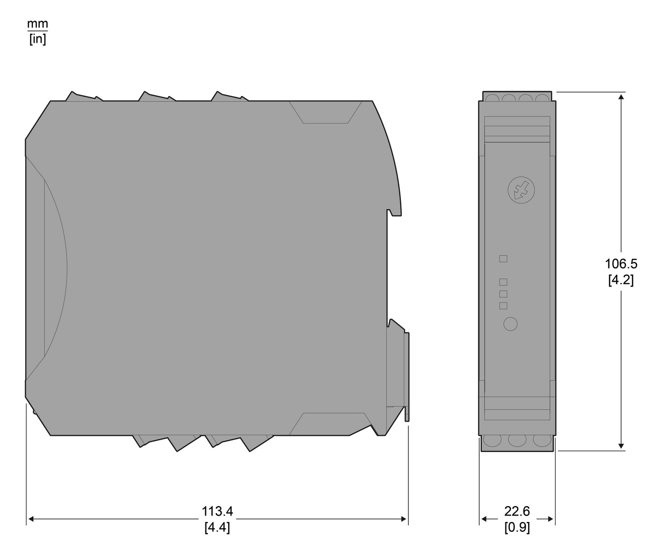 Direktstarter 0,75kW 24V DC 0,7-2,4A IP20