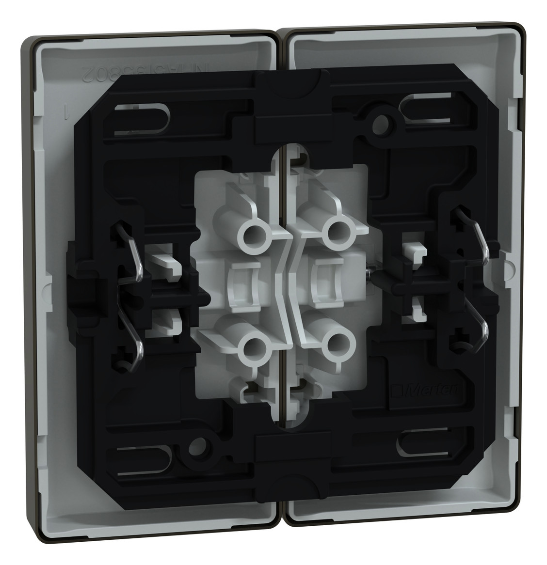 Wippe Serien Schalter System Design mokka metallic