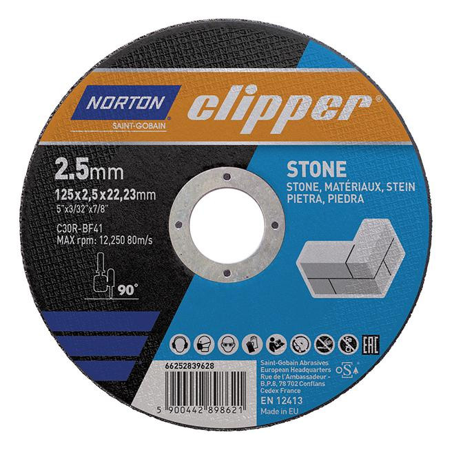 Bild Trennscheibe Stein C30R-125x2.5x22.23mm - CLIPPER-0