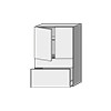 SA Mittelschrank 2morrow (G2276) 1105x700x350 Schwarz-Matt