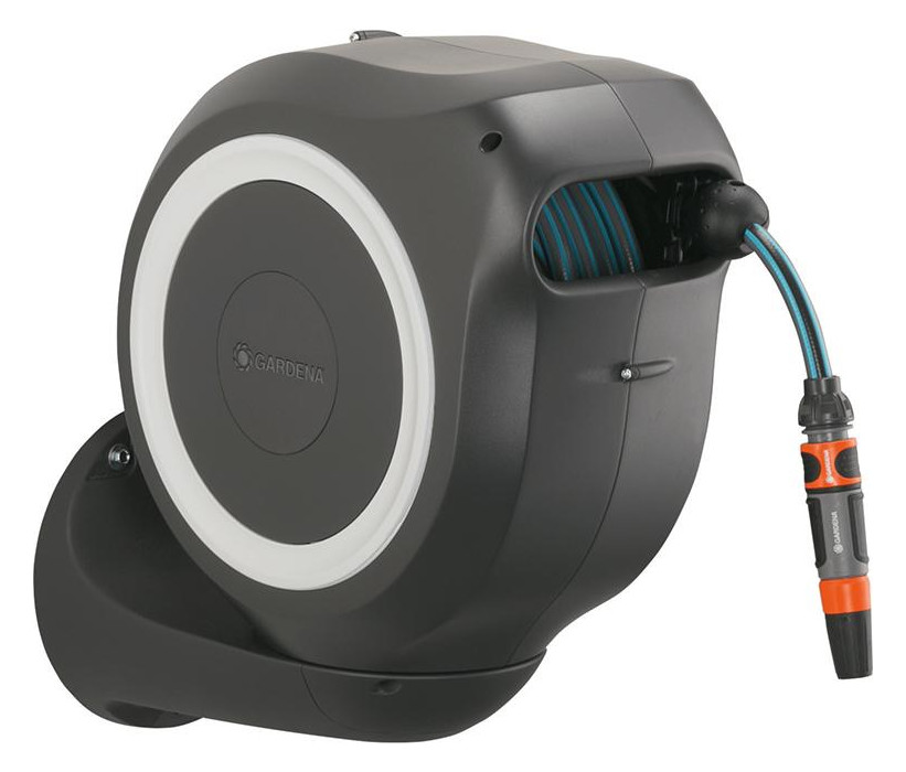 Bild Wand-Schlauchbox RollUp M (weiß) 20 m - Gardena-0