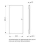 Schrank-Frontplatte 13HE B325xH650mm ST pulverbesch