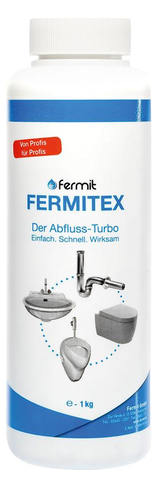 Bild Rohrreiniger Pulver 1 kg Dose - Fermit-0