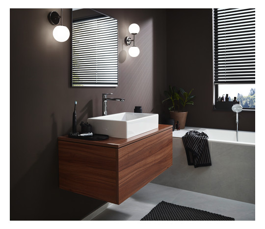 hansgrohe Waschtisch-Einhebelmischer 260 Metris mit Zugstangen-Ablaufgarnitur, chrom