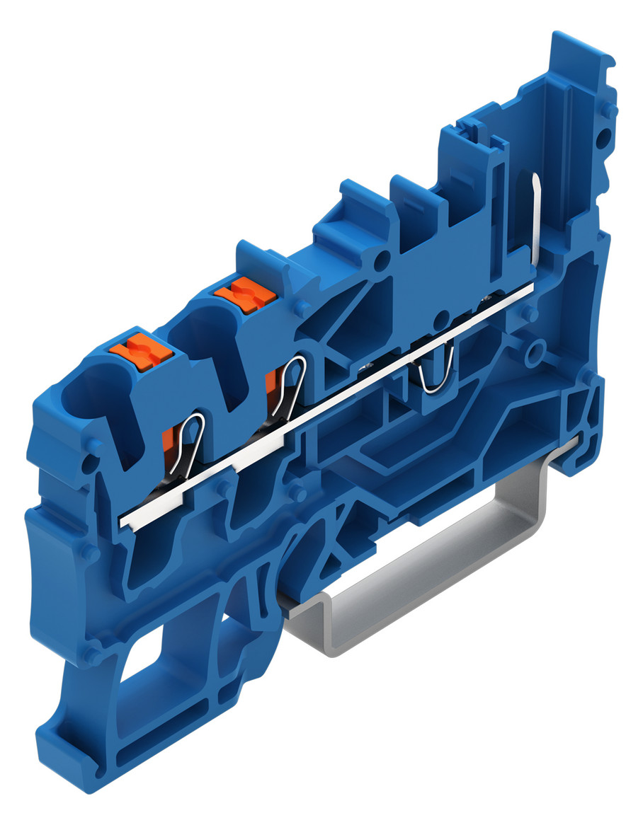 Reihenklemme 0,25-4qmm 1Etage 3kl bl 24A TS35 Hutschiene TH35