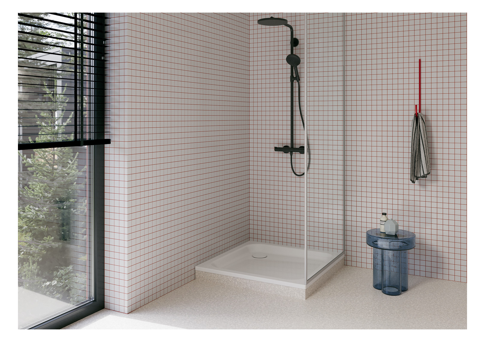 Duschwanne BetteSupra 5820 80x80x6,5cm, ägäis