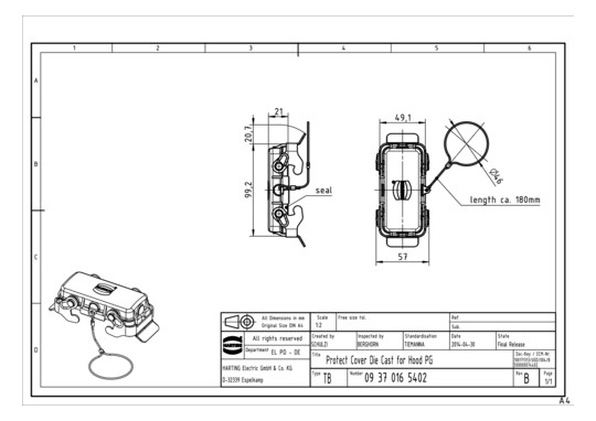 HART HARTING HAN M METALLSCH 09370165402 