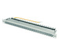Patchpanel 24Ports 1HE Cat6A Schirm RAL7035 19Zoll-Einbau 44x482,6x110mm