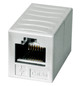 Modular-Kupplung 6 2x RJ45 Buchse/Buchse Schirm ger