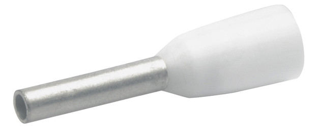 Aderendhülse 0,5qmm 6mm isol PP ws Cu Polypropylen (PP) verzinnt