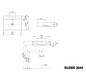 Kaldewei Wand-Waschtisch SILENIO ohne Überlauf, 3 Hahnlöcher, 3044, 60 x 46 x 12 cm, warm grey 60 Perl-Effekt