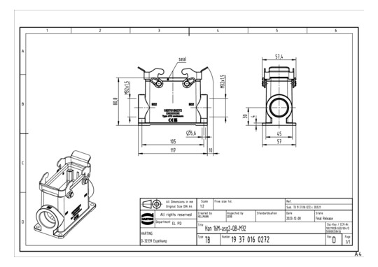 HART Han 16M-asg2-QB-M32     19370160272 