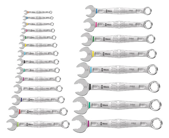 Wera-Ringmaulschlüssel-Satz 6003 JOKER - 22-teilig,...