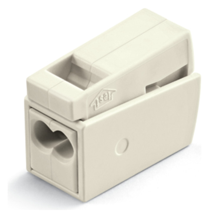 Leuchtenklemme 3f 400V 24 Serie 224 24A 0,5-2,5qmm ws f.Massivleiter