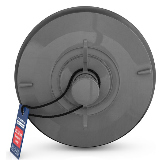 Crassus Schnellverschlussstopfen CSV 125, 118-142 mm, Länge 100 mm, EPDM/PVC
