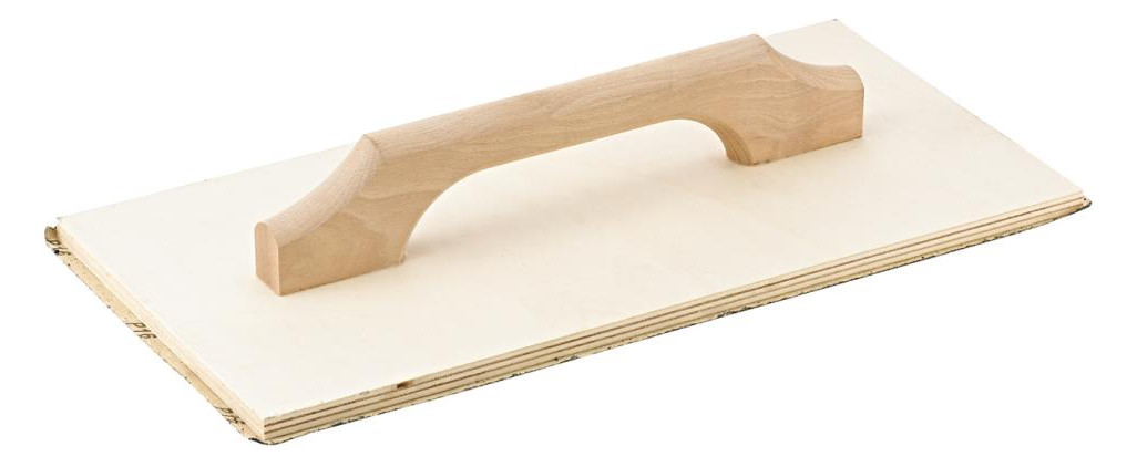 Bild Schleifbrett 480x240mm, aus Holz, Körnun g 16 FORTIS Bau-0