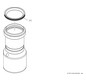 BOSCH Reduzierung FC-SO125 von Ø 200 auf 160 mm, PP