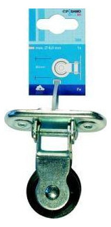 Bild Stehrolle mit Schanier(SB) für Seil-Ø b. 6 ,0mm PÖSAMO-0