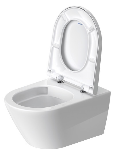 Duravit Wand-Tiefspül-WC-Set D-Neo mit WC-Sitz, Rimless, weiß