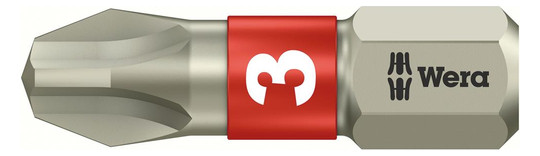 Wera-Bits Kreuzschlitz Stainless 3851/1TS - PH3x25