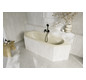 6-Eck-Badewanne BetteStarlet 2080 210x80x42cm, 1 Griff, jasmin