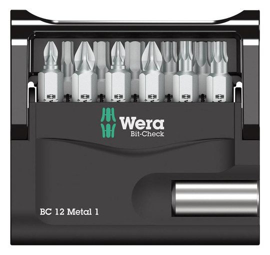 Wera-Bit-Sortiment Bit-Check 12 Metal 1