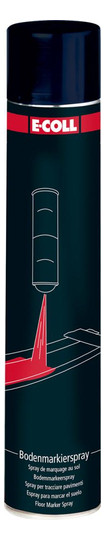 E-COLL-Bodenmarkierspray, schwarz - 750 ml