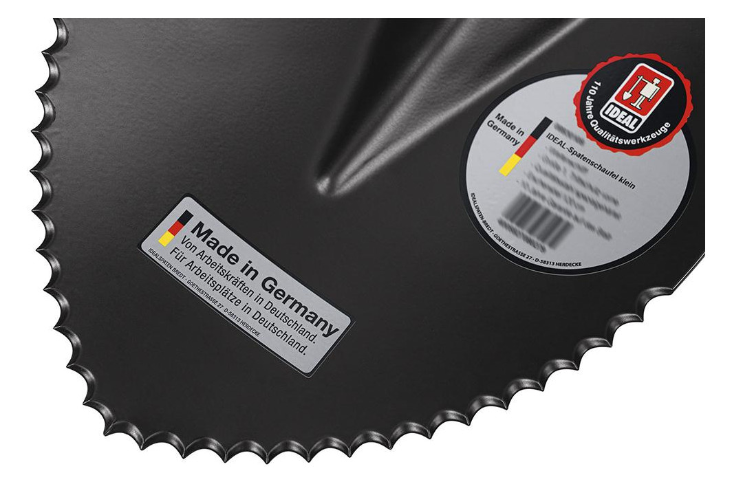 Bild Spatenschaufel schwarz Wellenschl. m FGL .-Stiel - Ideal-2
