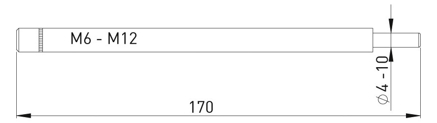 ASW Einschlagstift M 12, passend zu Einschlaganker