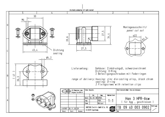 HART HAN 3 HPR-ASW           09400030902 